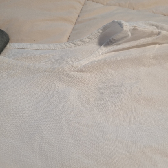 Garnet Hill Linen Shirtdress - Picture 4 of 9